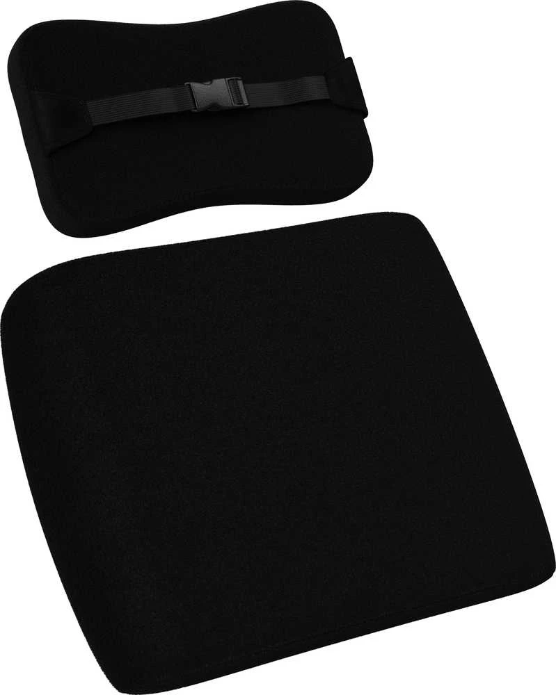 Žaidimų kėdės pagalvėlių rinkinys Nitro Concepts Memory Foam Pillow Set, Juoda