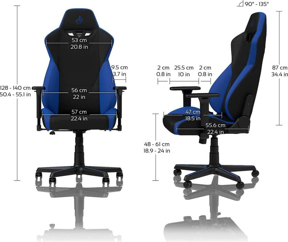 Žaidimų kėdė Nitro Concepts S300 Gaming Chair, Galactic mėlyna