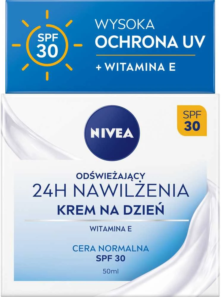 Nivea 24 val. drėkinamasis normalios odos kremas, 50 ml