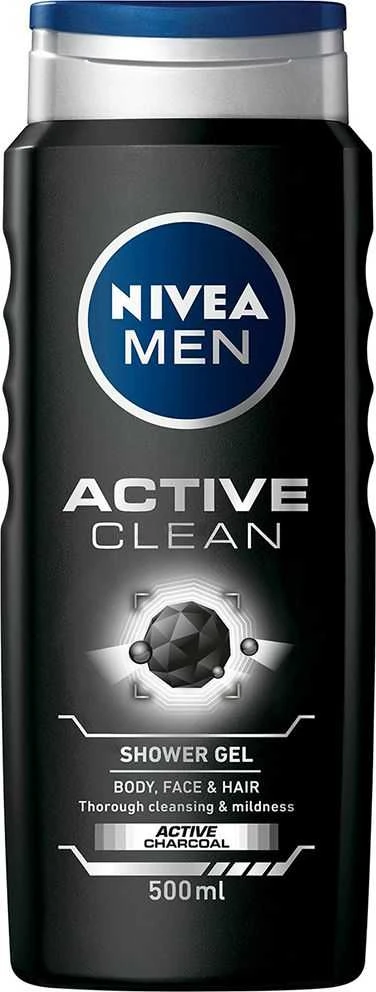 Beiersdorf Nivea Men Dušo Želė Active Clean 500ml