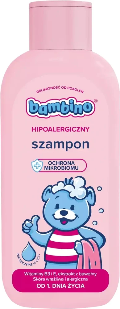 Nivea Bambino Šampūnas su witaminą B3 vaikams i niemowląt 400ml