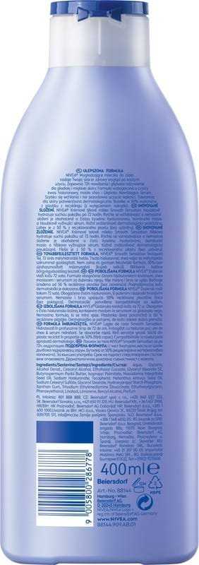 Nivea Smooth Sensation Body Milk Losjonas kūnui