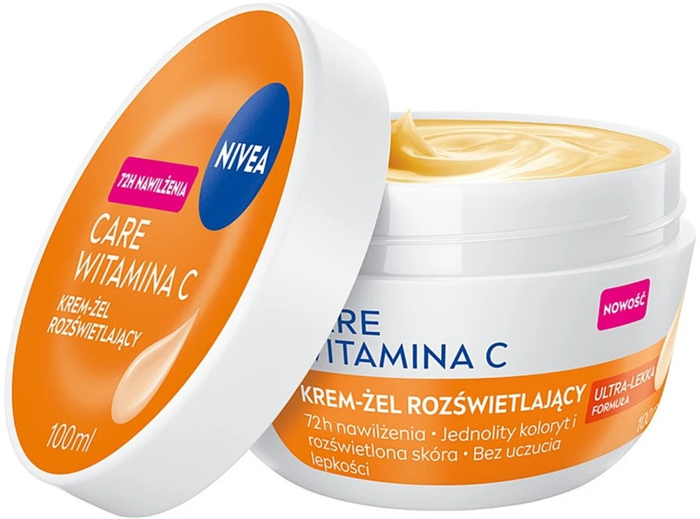 Nivea CARE lengvas kremas 100 ml su vitaminu C (0194293)