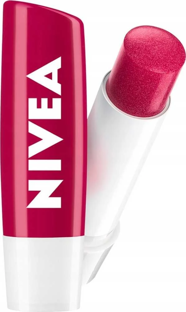 Nivea 24H Moisture lūpų dažai „Vyšnių spindesys“, 4,8 g