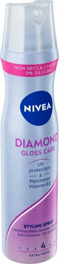 Nivea Diamond Gloss Care Plaukų lakas moterims, 250 ml