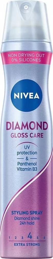 Nivea Diamond Gloss Care Plaukų lakas moterims, 250 ml