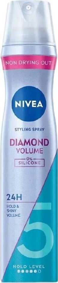 NIVEA Styling Diamond Volume Care plaukų lakas - 250 ml