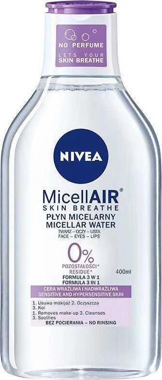 Nivea raminamasis micelinis vanduo jautriai ir padidėjusio jautrumo odai 400 ml