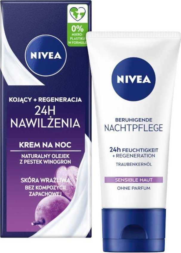 Nivea 24H Moisturizing Sensitive Skin, 50 ml