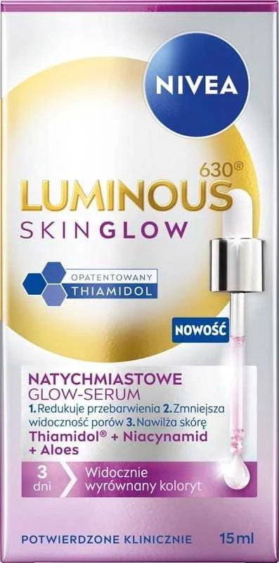 Nivea Luminous630® odos švytėjimas, 15 ml