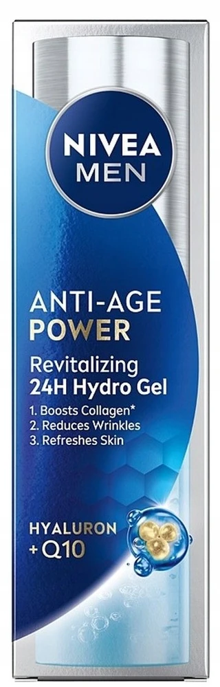 „Nivea Men Hyaluron Anti-Age Refreshing Skin Gel“ (Visage hidrogelis) 50 ml