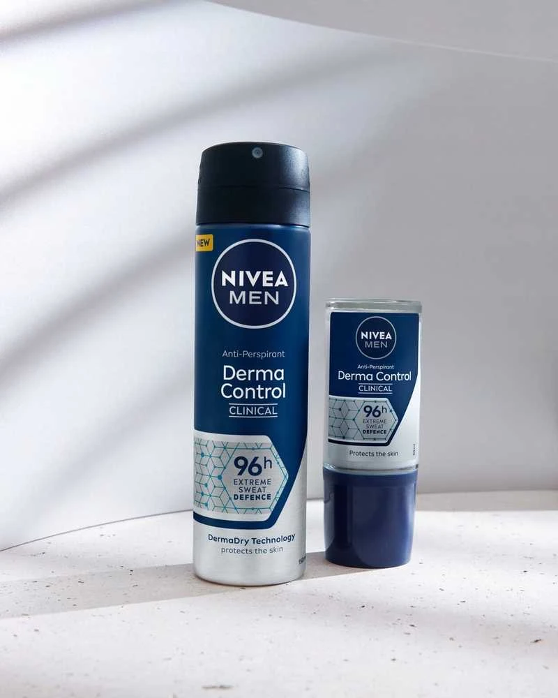 Nivea Ball antiperspirantas vyrams, Derma Dry Control (antiperspirantas), 50 ml