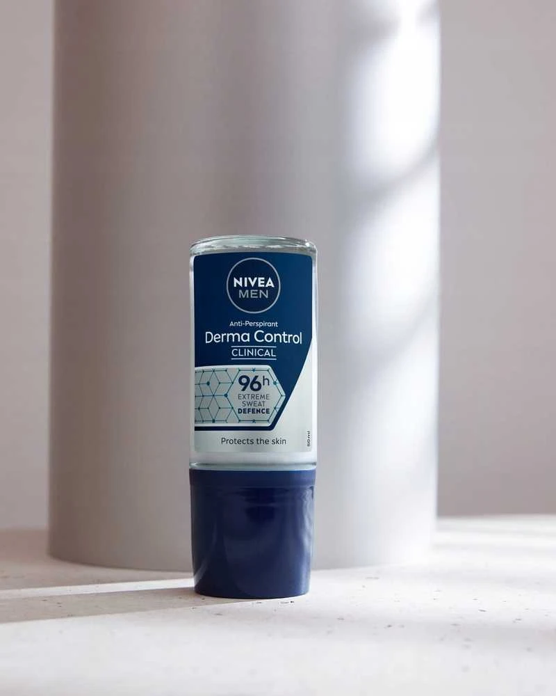 Nivea Ball antiperspirantas vyrams, Derma Dry Control (antiperspirantas), 50 ml
