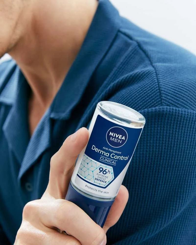Nivea Ball antiperspirantas vyrams, Derma Dry Control (antiperspirantas), 50 ml