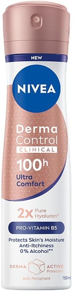 Nivea Derma Control Clinical Ultra Comfort antiperspirantas 150 ml