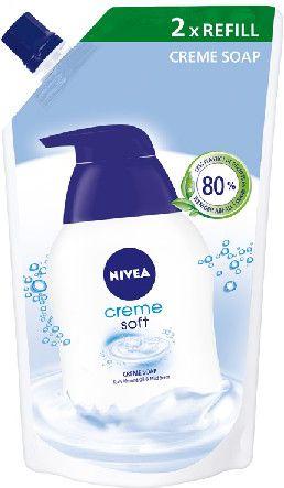 Nivea Creme Soft Care Soap Refill Liquid Soap moterims, 500 ml
