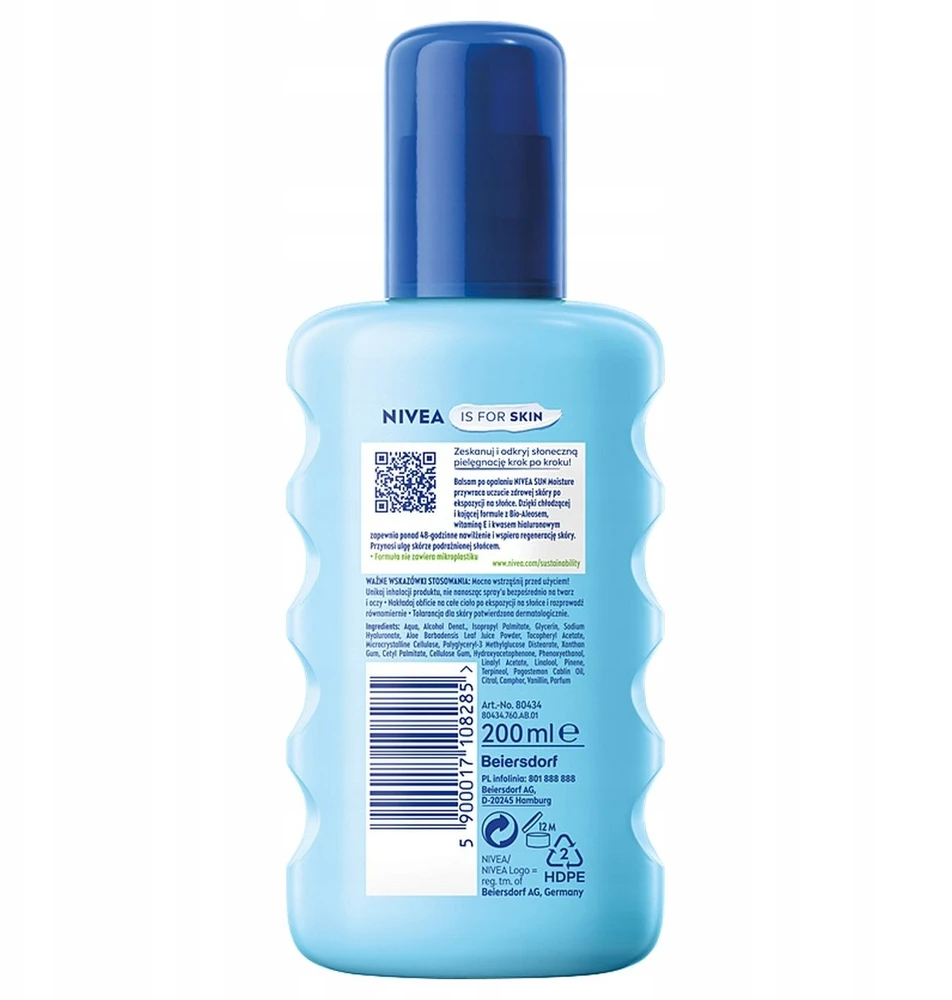 Nivea Drėkinamasis losjonas po saulės, 200 ml