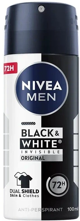 Nivea Men Black & White purškiamas dezodorantas, 100ml