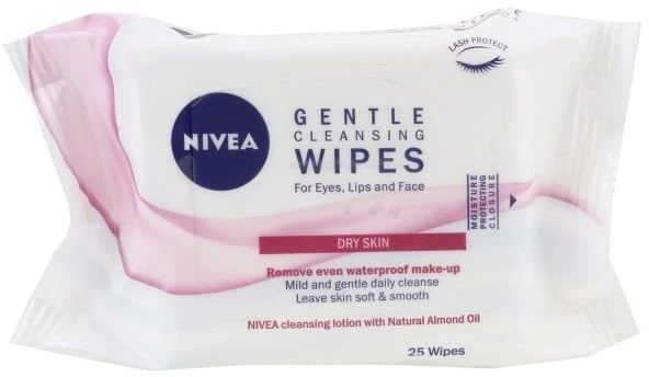 „Nivea 3in1“ raminamosios makiažo valymo servetėlės, 25 vnt.