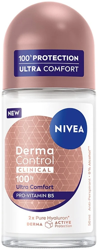 Nivea Derma Control Clinical Ultra Comfort antiperspirantas su kvapu, 50 ml