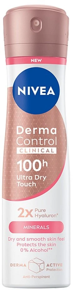 Nivea Derma Control Clinical Ultra Dry Touch antiperspirantas, 150 ml