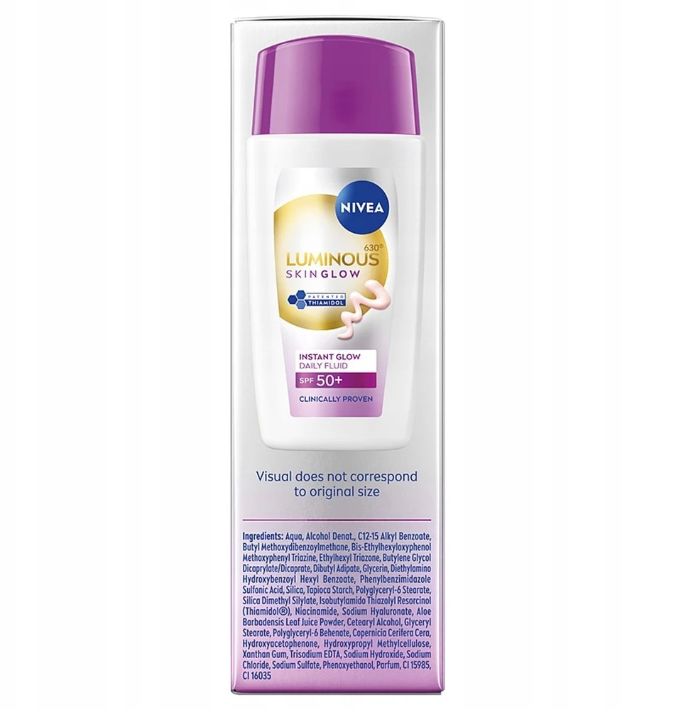 Nivea Luminous630® odos švytėjimo suteikiantis fluidas SPF50+ 40 ml