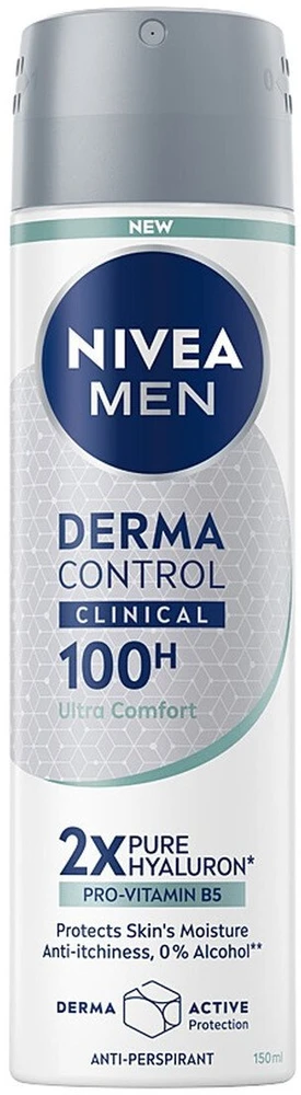 Nivea Men Derma Control Clinical Ultra Comfort antiperspirantas 150 ml