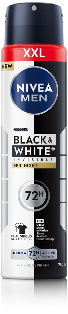 Nivea Men Invisible Epic Night 250ml purškiklis