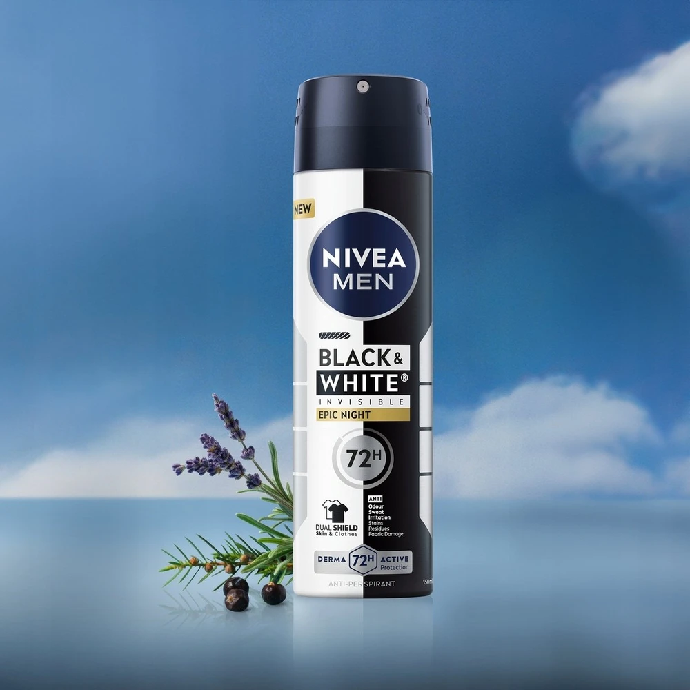 Nivea Men Invisible Epic Night 150ml su levandomis
