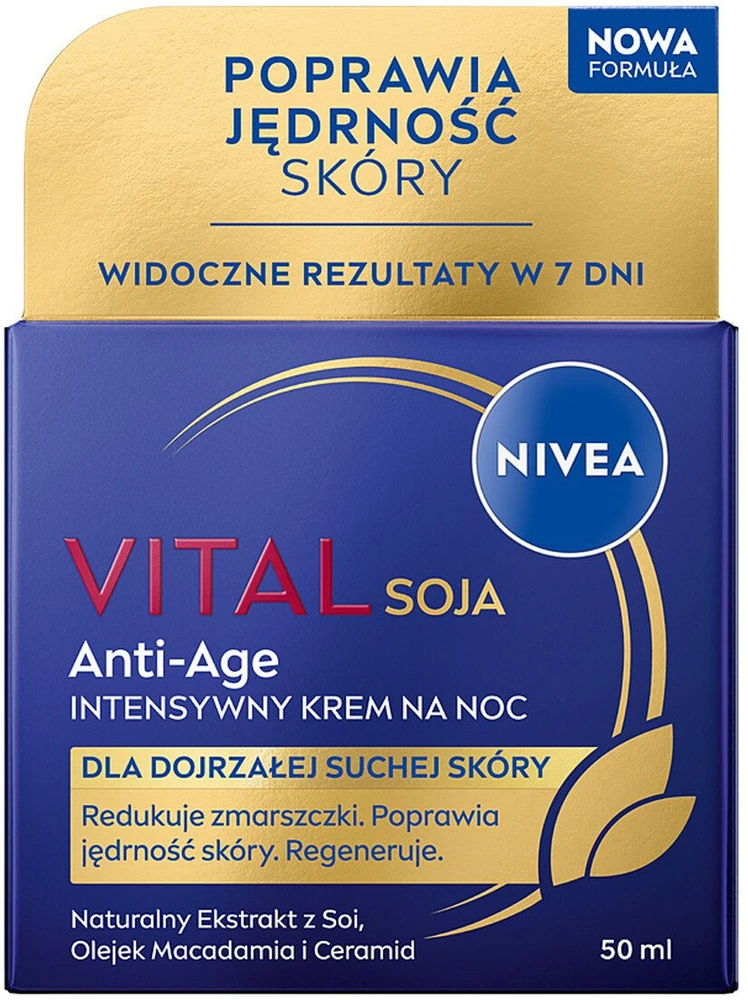 Nivea Vital Soja intensyvus naktinis kremas 50 ml