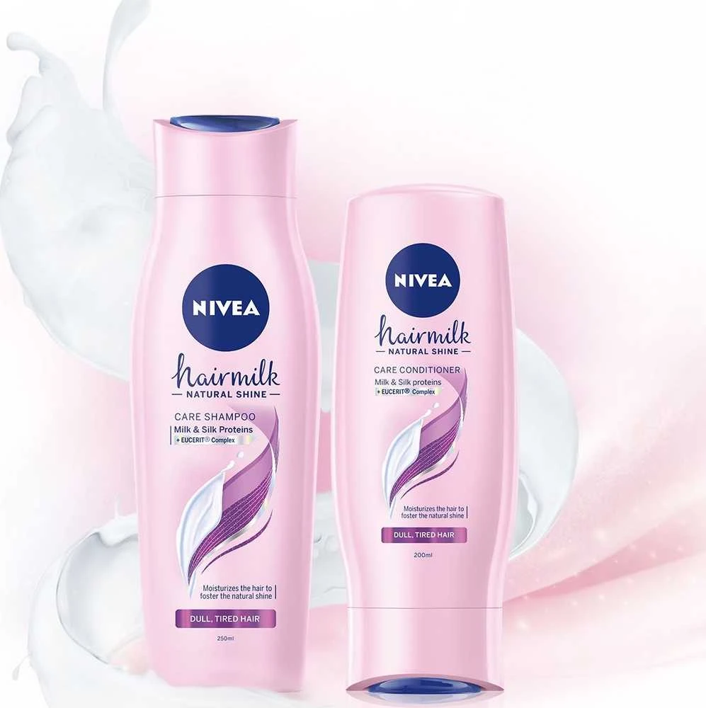 Nivea Hair Milk Natural Shine kondicionierius moterims, 200 ml