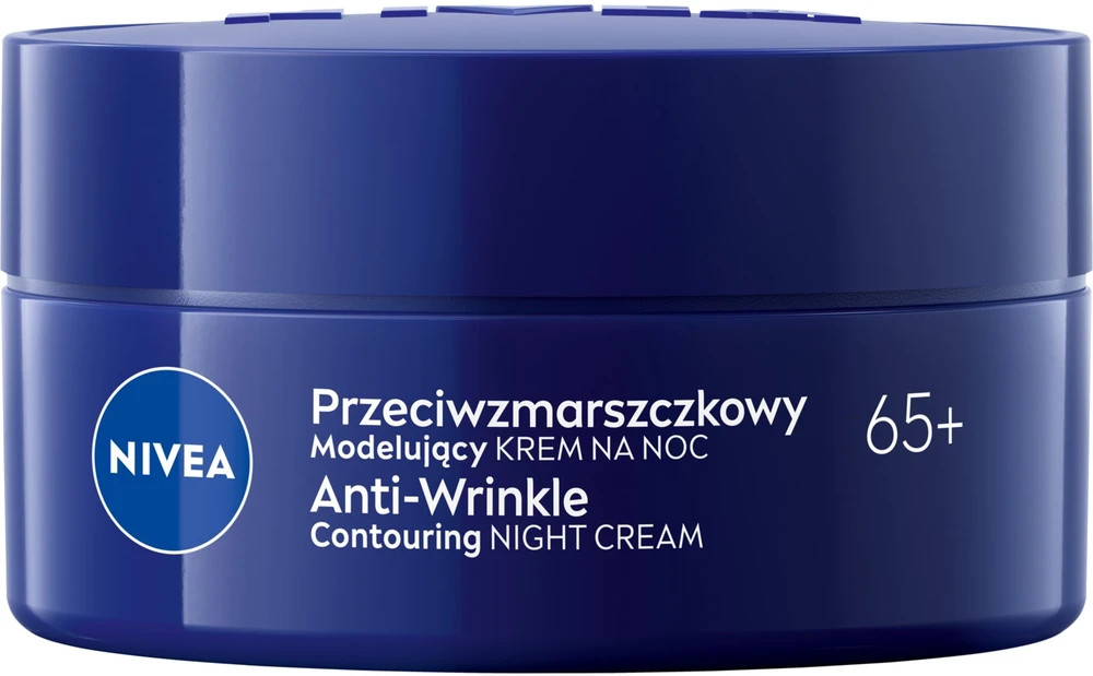 Nivea Naktinis kremas nuo raukšlių, modeliuojantis, 65+, 50 ml