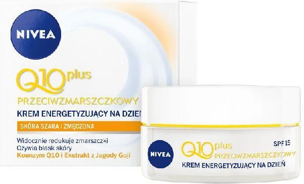 Nivea Q10 Plus energizuojantis dieninis kremas nuo raukšlių SPF15 50ml