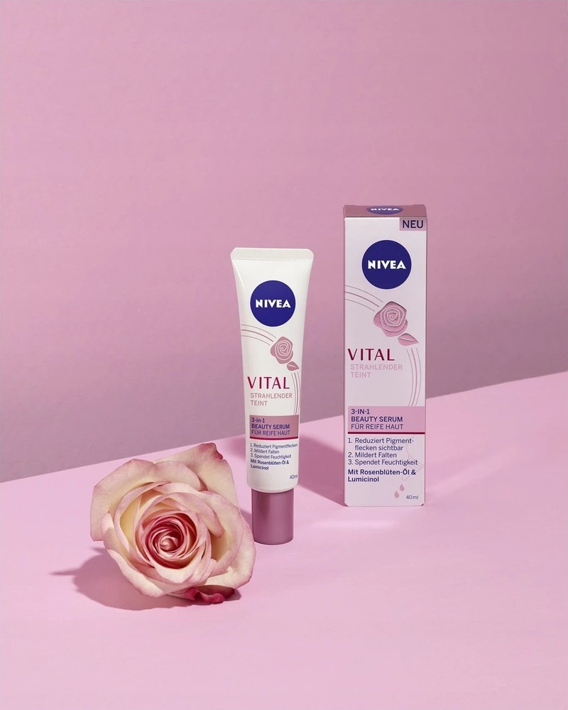 Nivea Vital Radiant Skin 3in1 grožio serumas 40ml