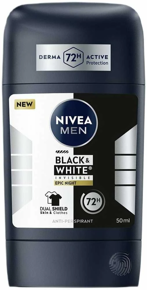 Nivea Men Black & White Epic Night antiperspiranto pieštukas