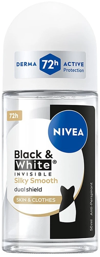 Nivea Juodas & Baltas Invisible Silky Smooth antyperspirant w kulce 50ml