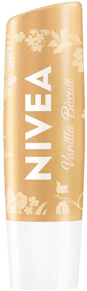 Nivea „Bridgerton Edition Sophie&Benedict“ maitinamieji lūpų dažai „Vanilla Biscuit“ 4,8 g