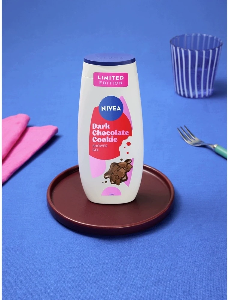 Nivea Care Dark Chocolate Cookie malonus dušo želė 250 ml
