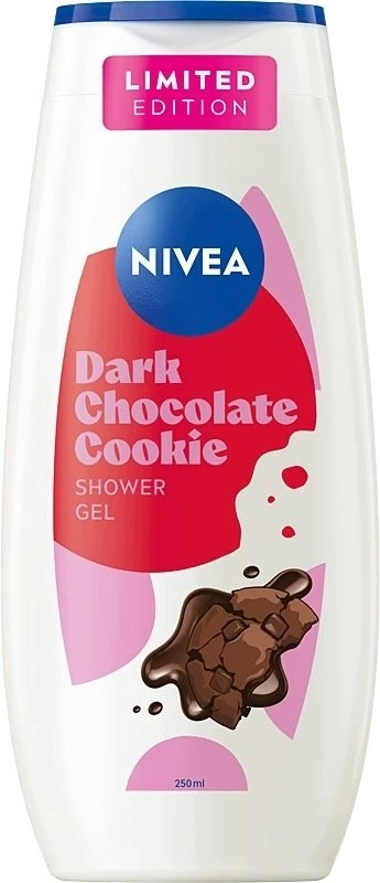 Nivea Care Dark Chocolate Cookie malonus dušo želė 250 ml