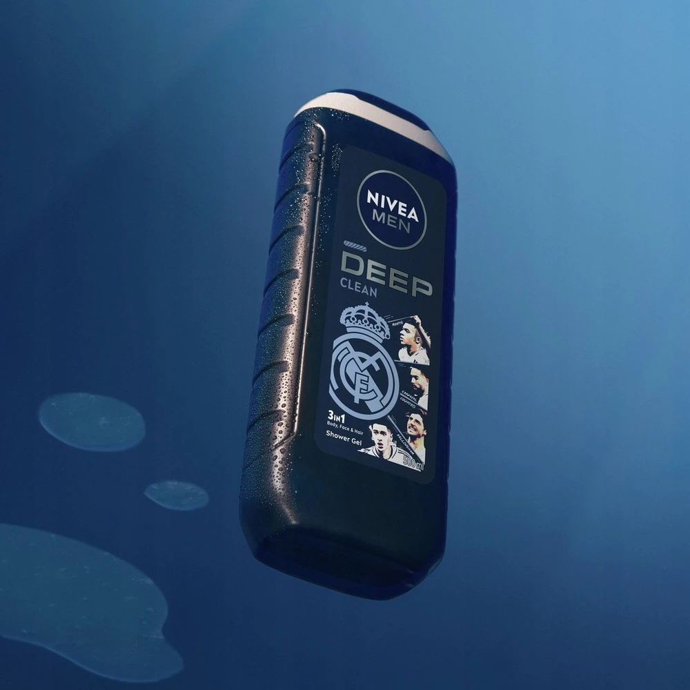 Nivea Vyrams skirtas giluminio valymo dušo želė 500 ml