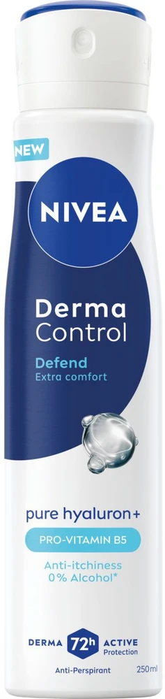 Nivea Derma Control purškiamas antiperspirantas 250 ml