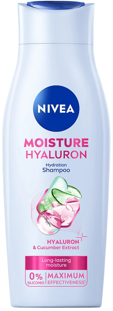 Nivea Drėkinamasis šampūnas „Moisture Hyaluron“ su hialurono rūgštimi, 400 ml