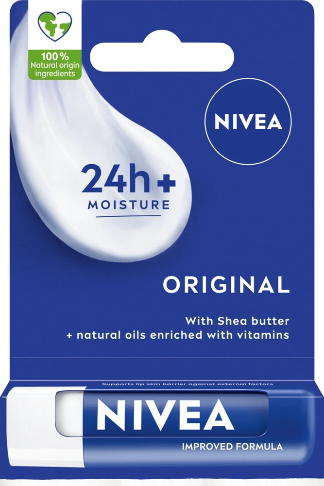 Nivea Original maitinamieji lūpų dažai, 4,8 g