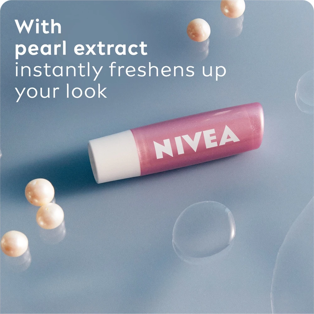 Nivea 24H Moisture Lip Pearly Shine, 4,8 g