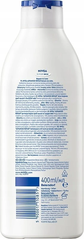 Nivea Repair & Care intensyviai drėkinamasis kūno losjonas 400 ml