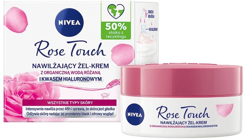 NIVEA_Rose Touch nawilżajacy krem do twarzy 50ml
