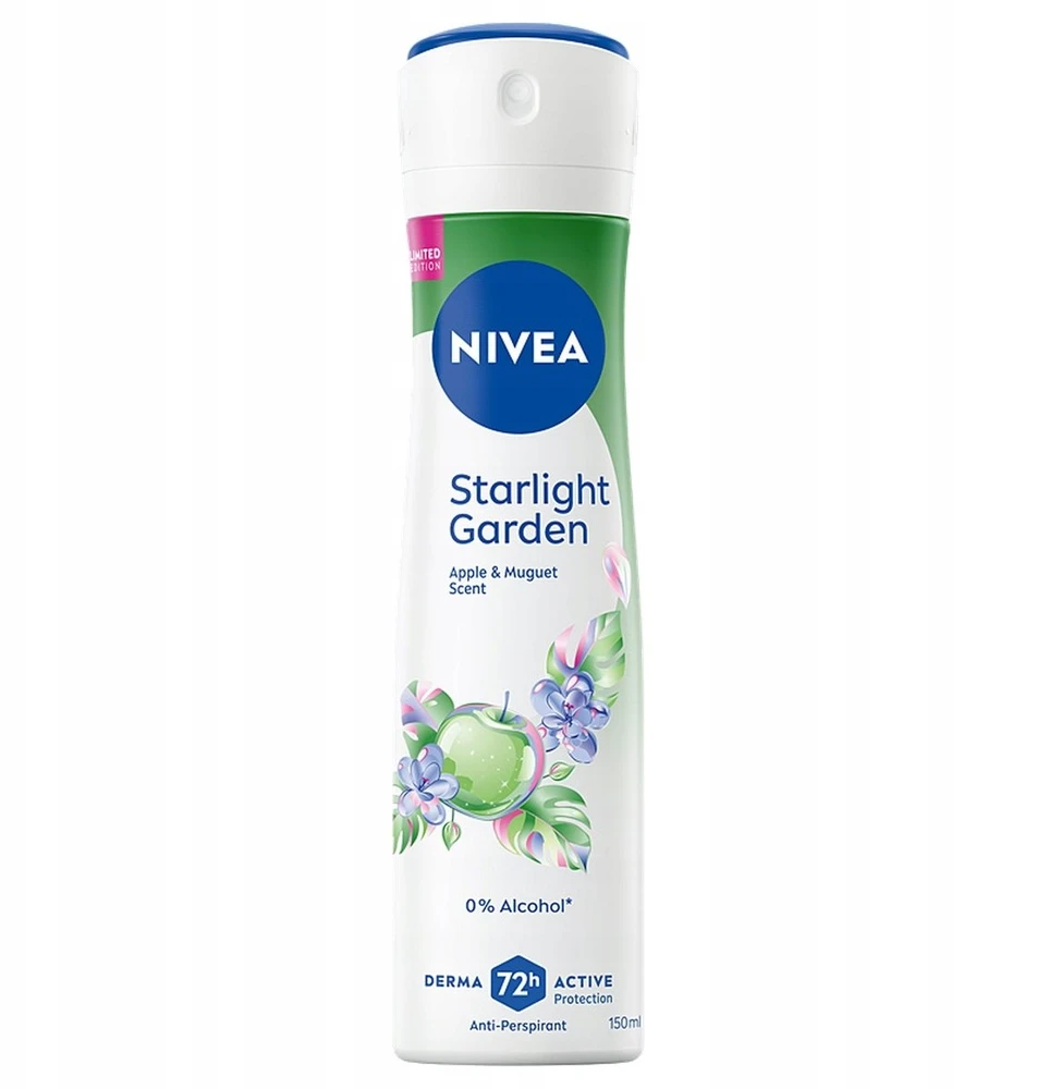 Nivea Starlight Garden dezodorantas su obuolių aromatu