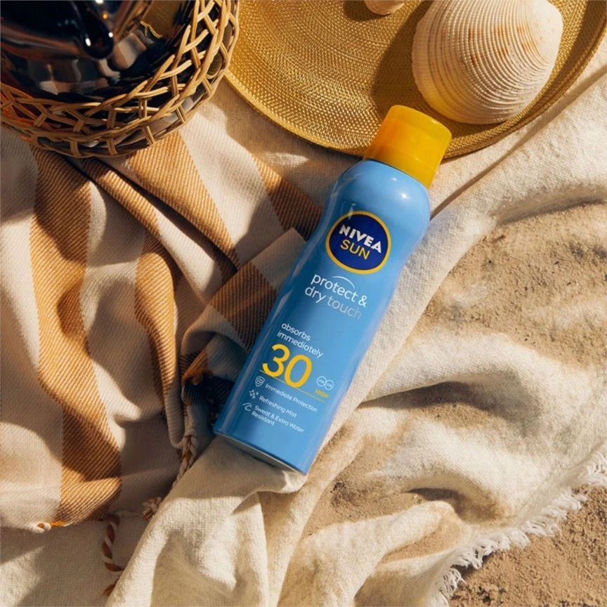 Nivea Sun Protect & Dry Touch, 200 ml