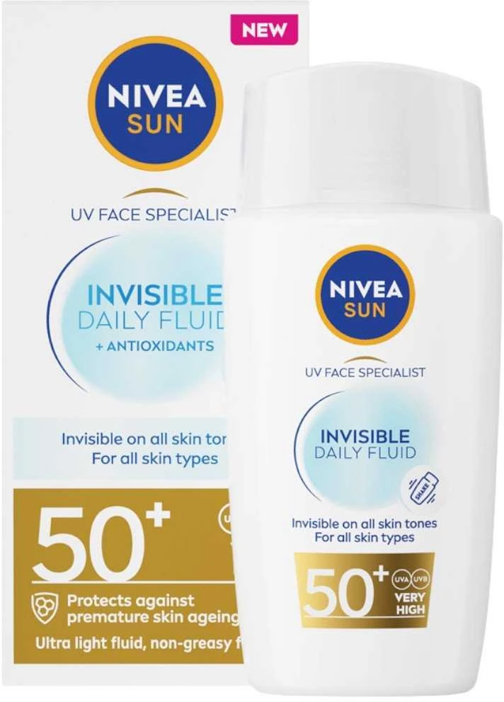 Nivea odos kremas Specialist Invisible Fluidas SPF 50+ 40 ml