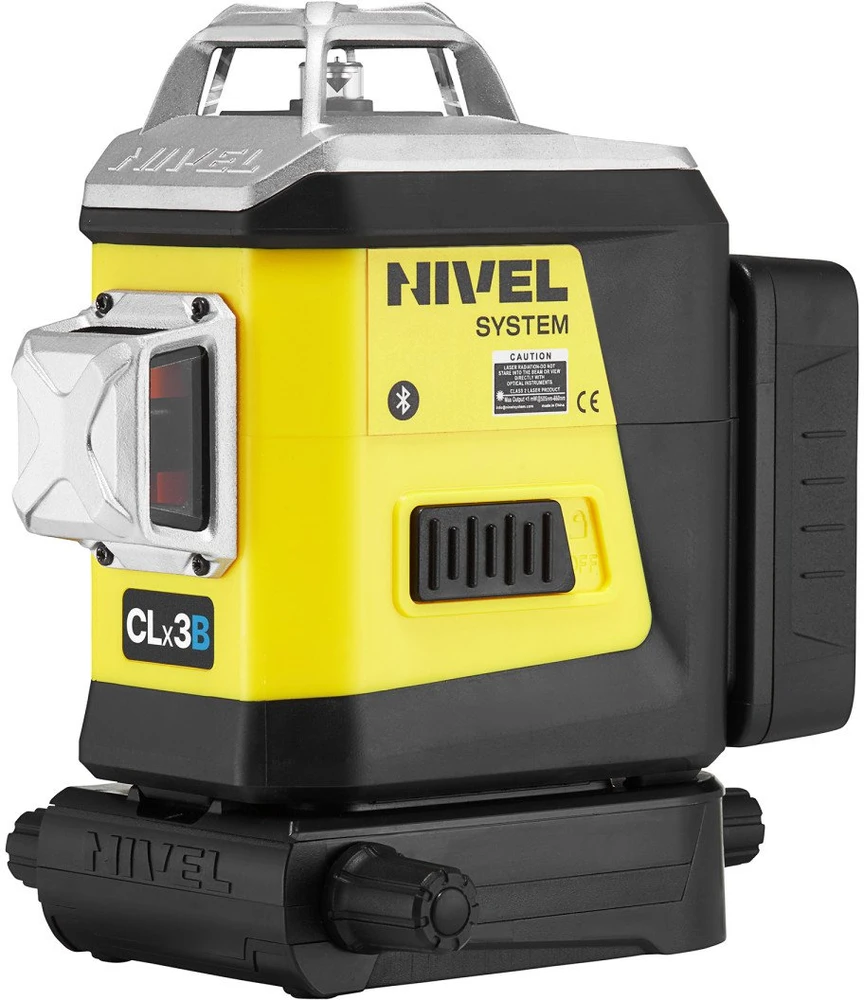 Kryžminis lazerinis nivelyras Nivel System CLX3B; mėlynas
